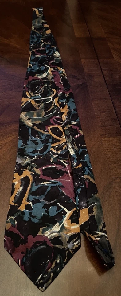 Vintage J.T Beckett 100% Silk Men’s Neck Tie Made In USA - Image 3 of 4