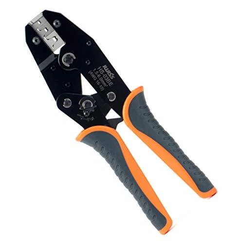 Iwiss Ratchet Type Bullet Terminal Faston Terminal Crimping Pliers