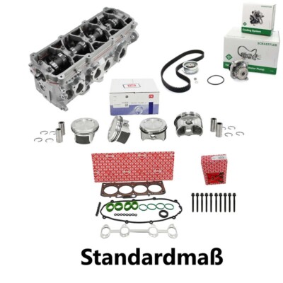 ZK+Dichtungssatz+Schrauben+Kolben+ZR+Ventile für VW 1.6 Elring 804.870 376.131 N