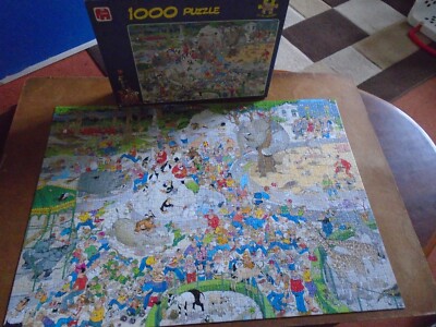 Jan van Haasteren 1000 Teile Puzzle namens Der Zoo - vollständig