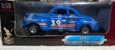 Road Signature 1941 Plymouth Pro Street 1 18th Scale for sale
