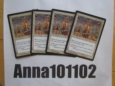 Staunch Defenders x4 4x Tempest White Creature Soldier Gain 4 Life Magic MTG