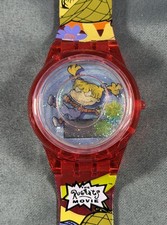 The Rugrats Movie Floating Flowers Red Angelica Digital Watch 1998 Burger King