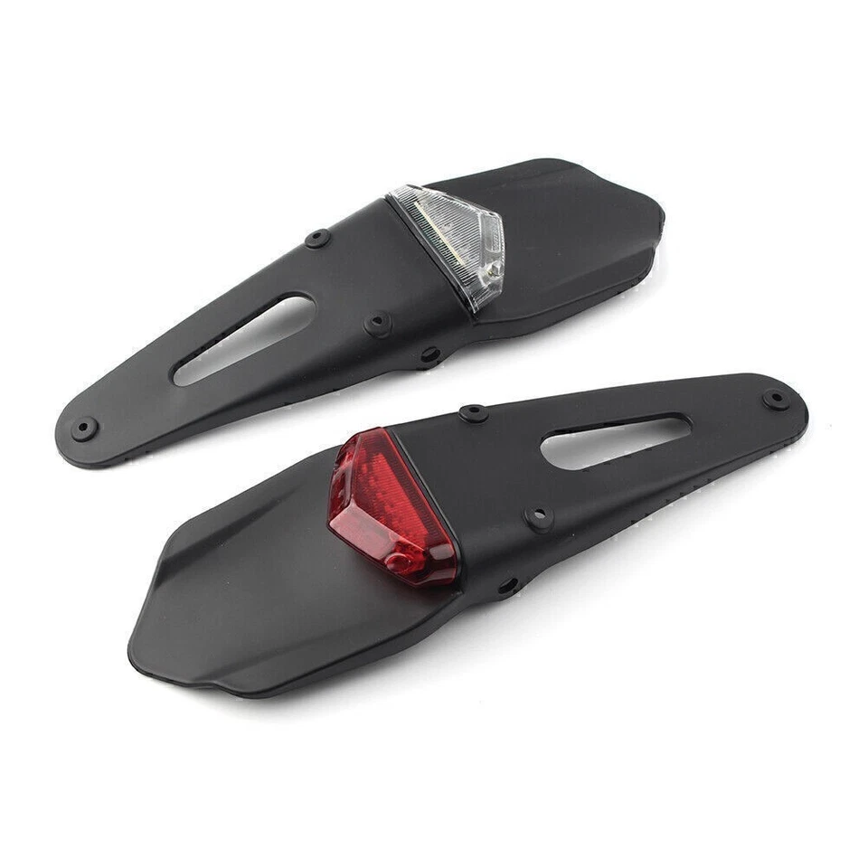 Luz trasera universal para moto guardabarros 12V LED todoterreno Foto 4 de 4