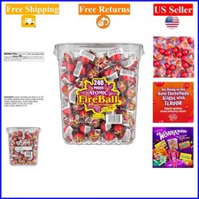 Atomic Fireballs Cinnamon Hard Candy 240 pcs, Individually Wrapped, 64.8oz