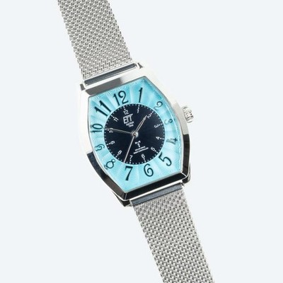 Herrenuhr goldfarben Solaruhr Edelstahl ETT  funkgesteuertes Quarzwerk Ä707