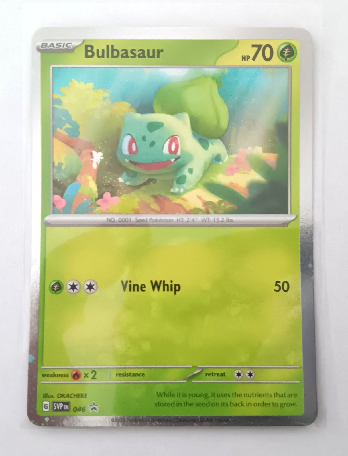 Pokemon Card Bulbasaur 046 Black Star Promo Holo Near Mint