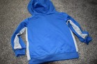 E7 24M Boys NIKE Dri-Fit Blue Gray Pullover Hoodie Hooded Sweatshirt Shirt — photo 5