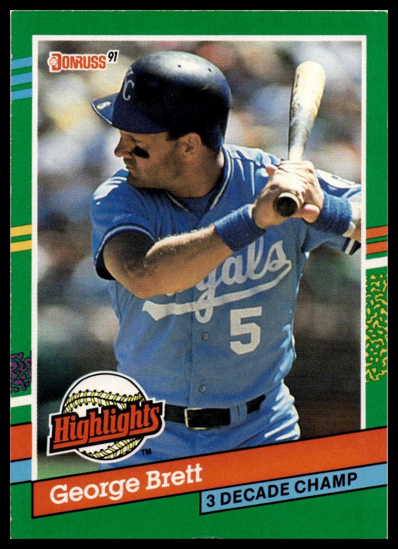 1991 Donruss #BC-19b George Brett Bonus Cards