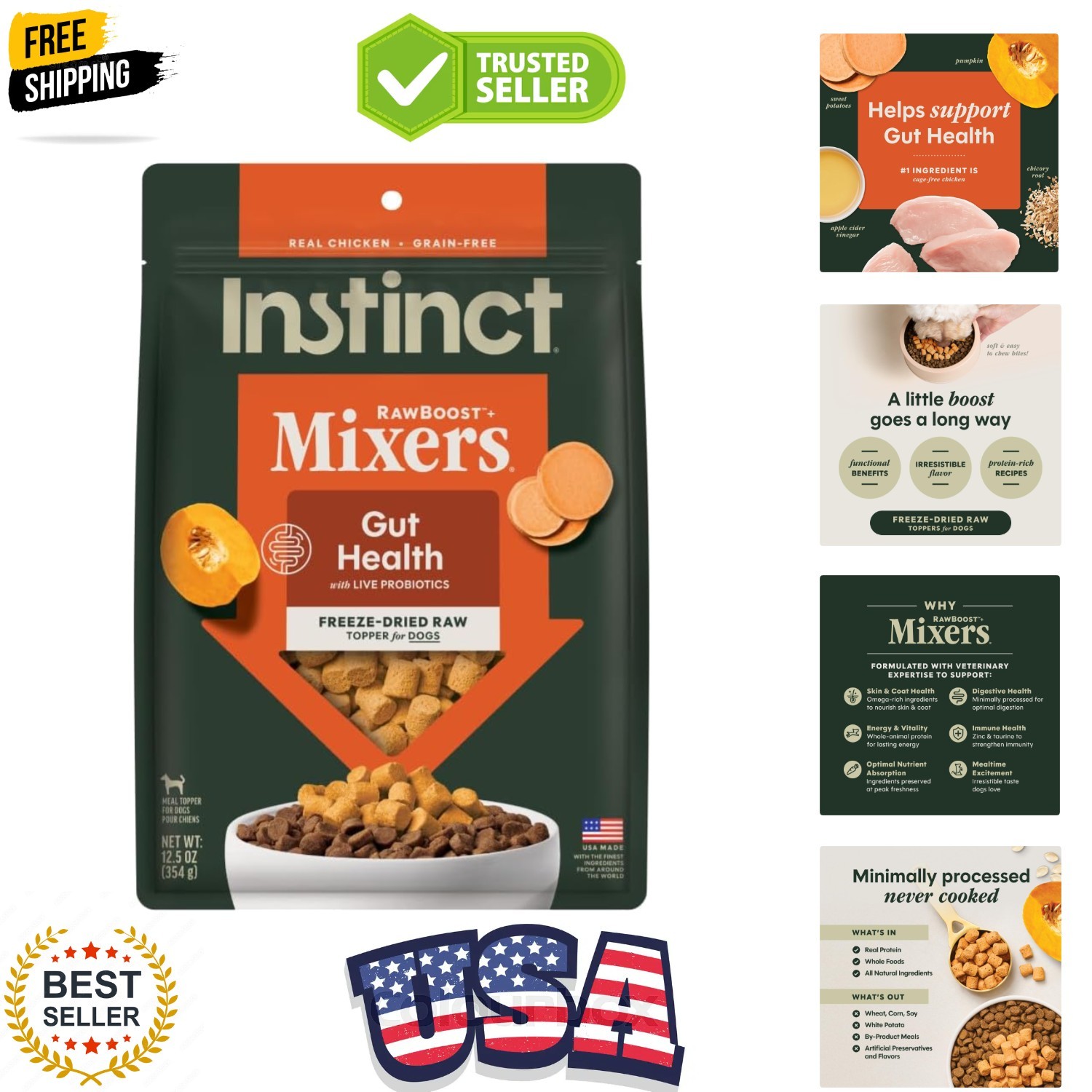 Toppers For Dry Food, Grain Free Dog F...
