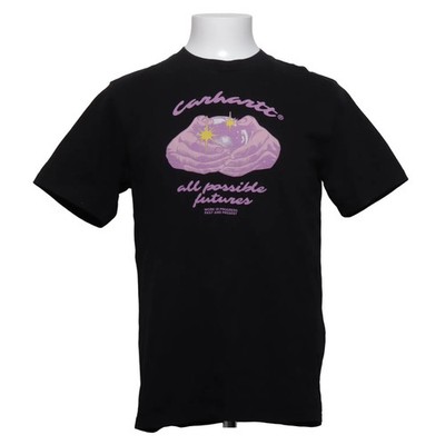 Carhartt WIP, T-shirt, Größe: M, model: fortune t/s, Schwarz, Bio-Baumwolle #lyW
