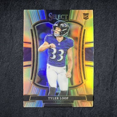 Tyler Loop 2025 Panini Select Premier Level Silver Prizm #161 Ravens