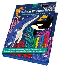 Creative Mile Ocean Wonders Colour and Scratch Book (Hardback)