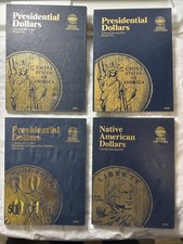 Whitman Coin Collecting Folders Lot of 4 EMPTY NO COINS 2181 2182 2275 3163