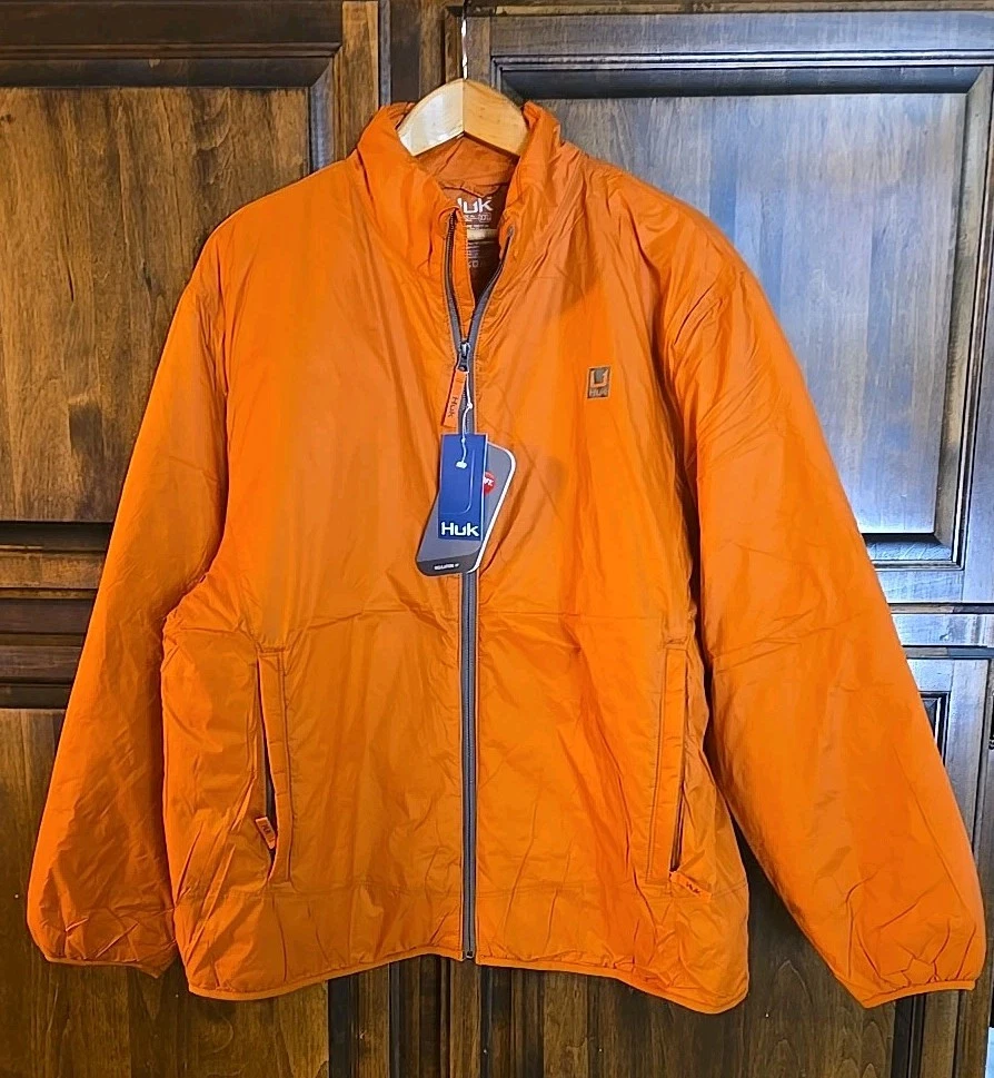 Huk Jacket Mens XXL Sunstone Waypoint PrimaLoft Insulation Packable Lightweight