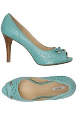 Geox Pumps Damen High Heels Stiletto Peep Toes Gr. EU 36 Leder Türkis #c6rw481