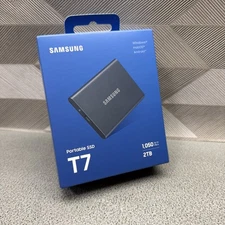 SAMSUNG T7 Portable SSD, 2TB External Solid State Drive, Speeds Up to 1,050MB