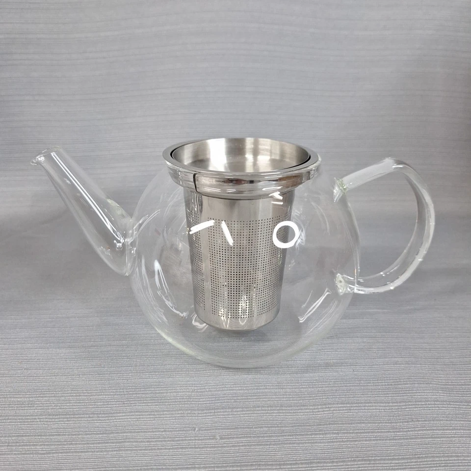 Infused-tech 1000ml Borosilicate Glass Teapot Stainless Filter & Lid NEW in Box - Image 3 of 4