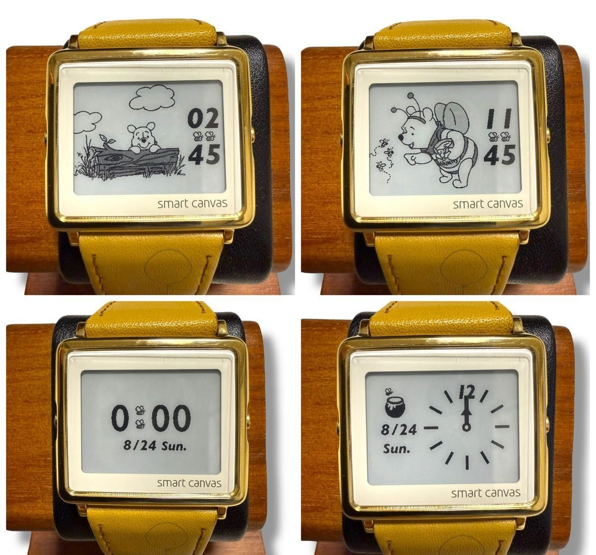 Epson Smart Canvas Watch Winnie the Pooh Disney Japan E Ink