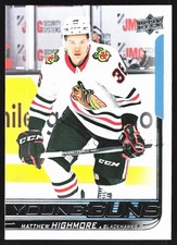 2018-19 Upper Deck Young Guns Matthew Highmore Rookie Chicago Blackhawks #464