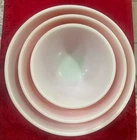 Vintage Set Of 3 Pyrex Pink "Flamingo" Mixing Bowls