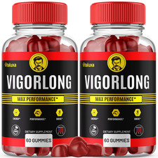  2 Pack VigorLong Gummies Male Performance  Endurance Gummy 120 Gummies 