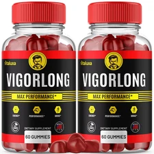 (2 Pack) VigorLong Gummies Male Performance & Endurance Gummy (120 Gummies)