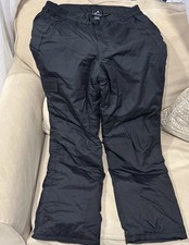 Vertical '9 Youth Size XL 18/20 Black Snow Ski Pants Elastic Ankle