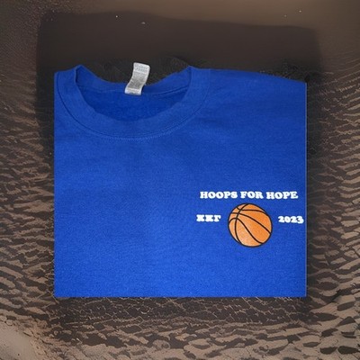 Hoops For Kappa Kappa Gamma Sorority Basketball 2023 Sweatshirt Adult Large New