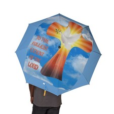 To The Fullest Extent Of The Lord Design Umbrella Peace Symbol Sky Print