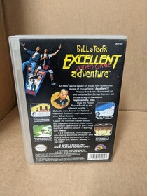 Bill and Ted's Excellent Video Game Adventure Nintendo NES + Rental Case/Sticker