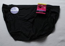 Maidenform Women's Barely There No-Show Bikini Panty DH3 Black Medium NWT