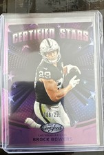 2025 Panini Certified - Certified Stars Brock Bowers #CST-BBS Mirror Purple /299