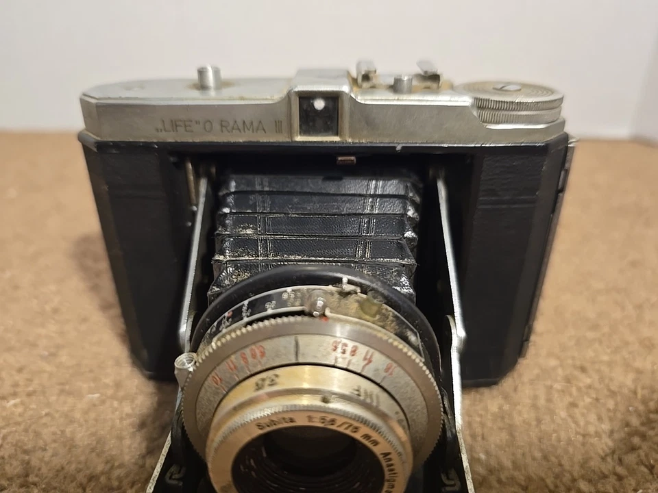 Cámara plegable Life O Rama III de colección con lente Subita 1:5,6 75 mm 3 Vario Foto 4 de 4