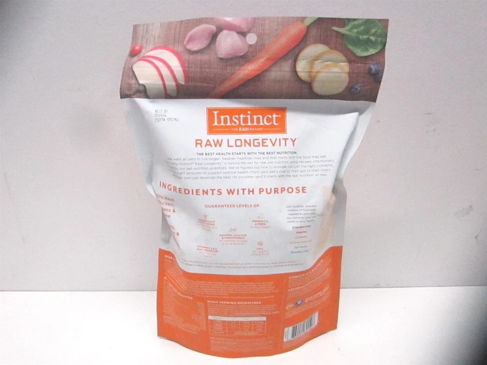 Instinct 9.5 盎司 生长寿冷冻干生食适用于小猫 05/2026 - 数量 2 — 第 3/4 张图片