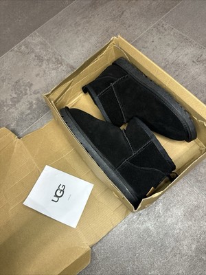 UGG CLASSIC ULTRA MINI GRÖẞE 40 SIZE 40 SCHWARZ BLACK WOMEN BOOTS FRAUEN
