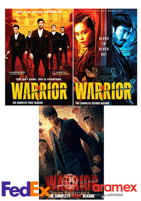 Warrior TV Series DVD Full Season 1 2 3 Martial Arts Full HD New All Region Free