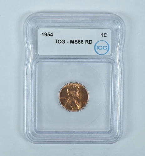 1954 Lincoln Wheat Cent MS66 RD ICG *0181