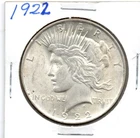 1922-P Peace Silver Dollar - 90% SILVER - Uncirculated Coin