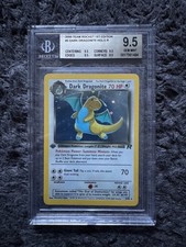 Pokémon Team Rocket 1. Edition Dark Dragonite Holo BGS 9.5 Gem Mint Quad 9.5