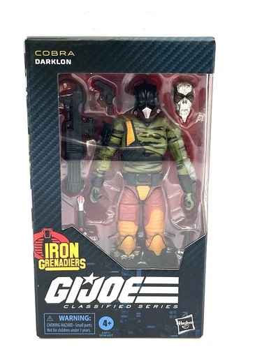 Hasbro G.IJoe Classified Series Iron Grenadiers Darklon Boxed 6 Inch #155