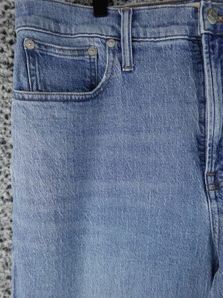 Madewell Jeans Womens 31T Enmore Wash The Perfect Vintage Wide Leg Denim Pants - Image 2 of 4