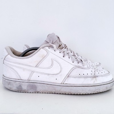 Herren Nike Weiß Turnschuhe Court Vision Low Next Nature Schuhe Größe UK 10 EU 45