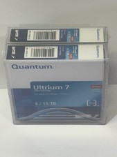 Qty 2 - New Quantum MR-L7MQN-02 LTO 7 WORM Data Cartridge 6 / 15 TB