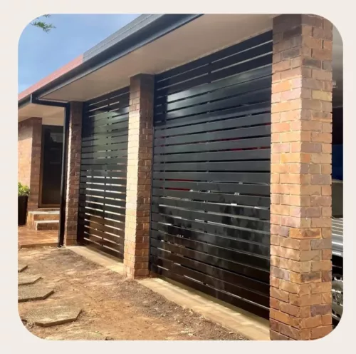 Carport and Alfresco Black White Monument - 8 colours DIY Privacy SLAT Screens - Picture 1 of 16