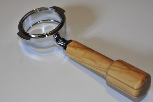 Bodenloser Siebträger 58mm, Olivenholz, E61 ECM, Rocket, Lelit, Rancilio... - Bild 2 von 9