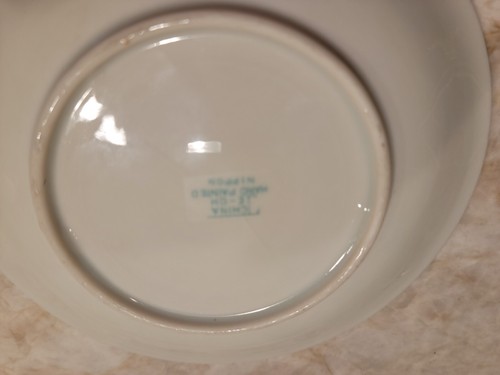 Nippon Hand Painted China Pink Blue Demitasse Tea Cups And Saucer - Picture 7 of 7