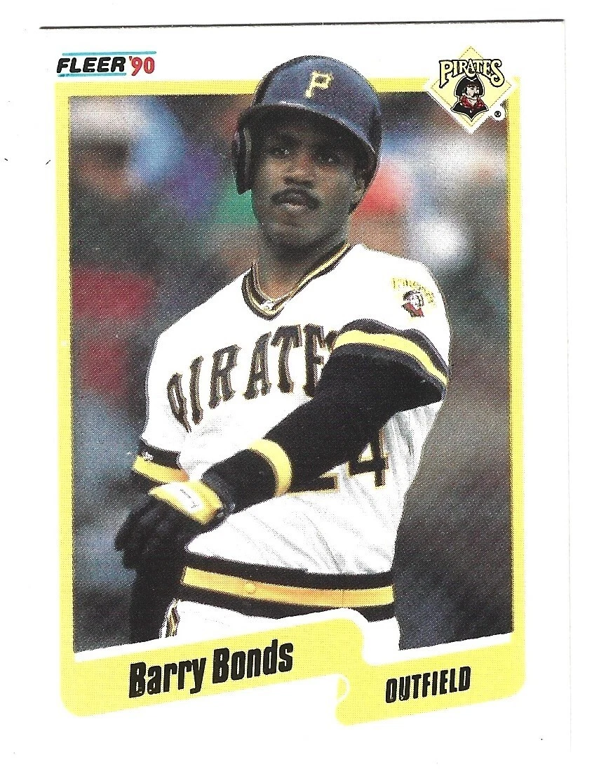 Fleer Barry Bonds 1990 Season Baseball Sports Trading Cards