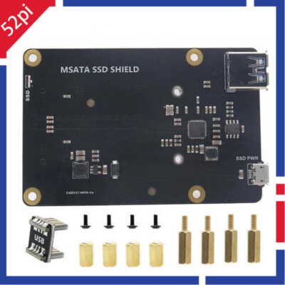 X850 V3.1 mSATA SSD Expansion Module Storage Board for Raspberry Pi 3B+ /3B