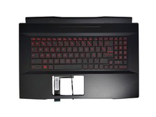 Laptop For MSI GF76 MS-17L1 MS-17L3 French Keyboard Upper Case Palmrest Cover